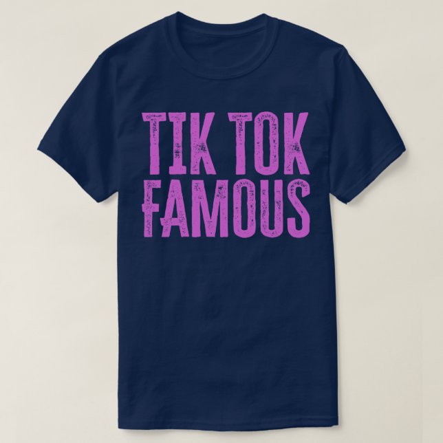 T-shirt Tik Tok célèbre (Design devant)