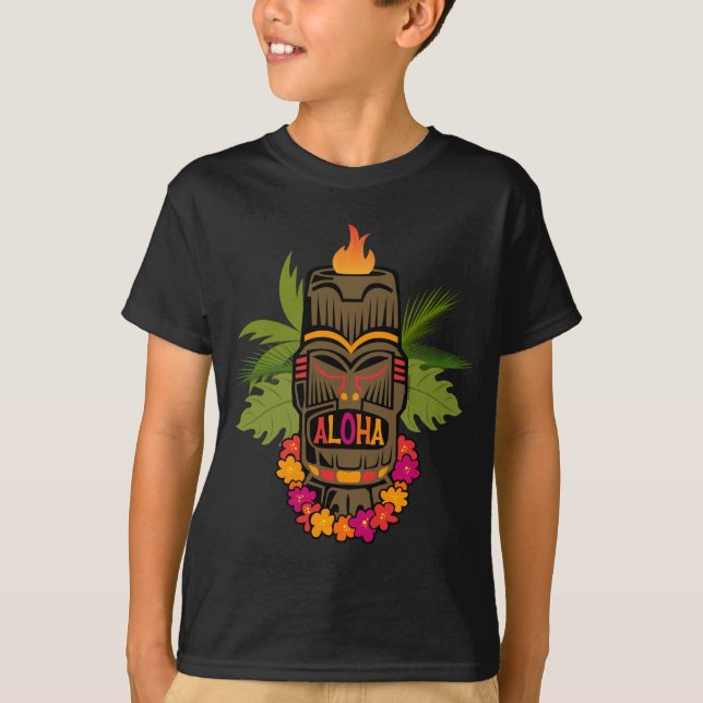 T-shirt Tiki Aloha (Devant)
