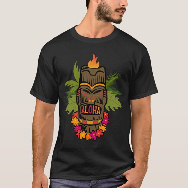 T-shirt Tiki Aloha (Devant)