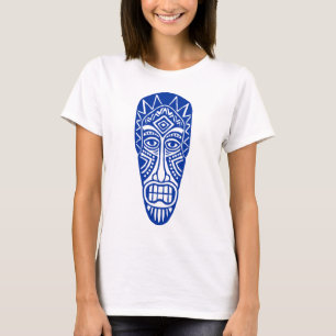 T-shirt Tiki Mask II - bleu marine