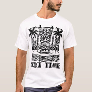 T-shirt Tiki Time - Hawaiian Island Vibes