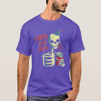 T-shirt Til Death Do Us Party - Drôle Skull Skeleton T-Shi