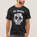 T-shirt Til mort crâne de fleur<br><div class="desc">Til mort crâne de fleur</div>