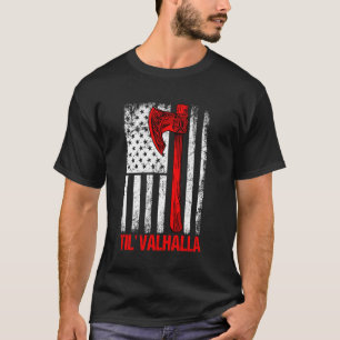 T-shirt Til Valhalla Viking Man - Mythologie normande