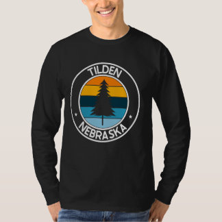 T-shirt Tilden Nebraska NE USA City Pride Retro Sunset
