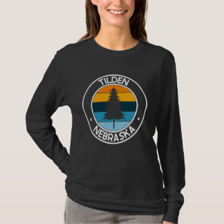 T-shirt Tilden Nebraska NE USA City Pride Retro Sunset
