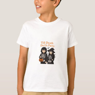 T-shirt Till Death Do Us Party - Anime Halloween Couple Cl