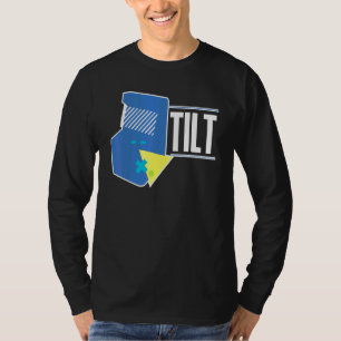 T-shirt Tilt Arcade Jeux Rétro Vidéo Jeux