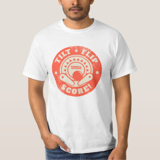 T-shirt Tilt, Flip, Score! - Pinball Gamer