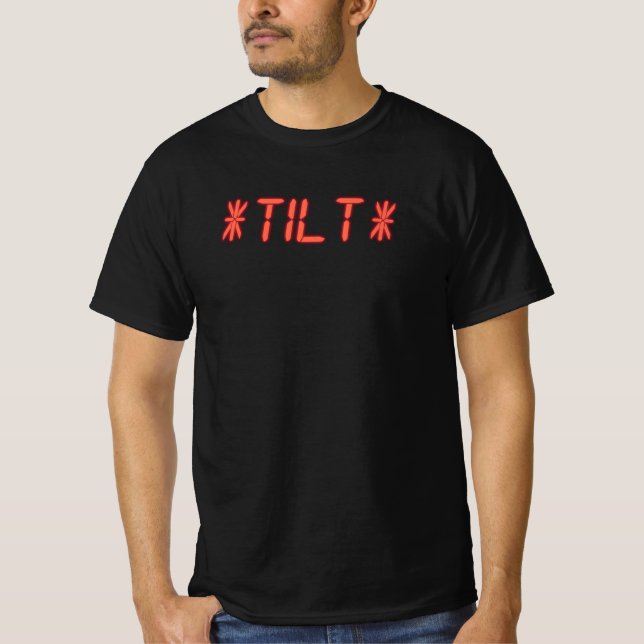 T-shirt Tilt Funny Pinball (Devant)