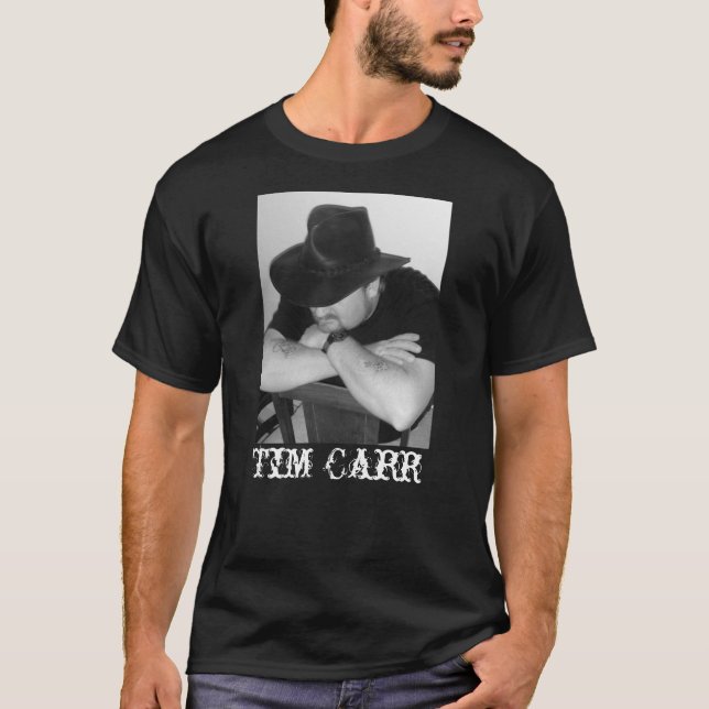 T-shirt Tim de base Carr évente la pièce en t (Devant)
