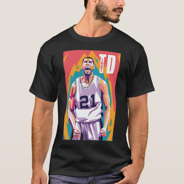 T-shirt Tim Duncan (Devant)