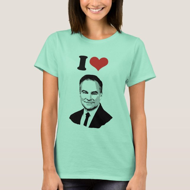 T-shirt Tim Kaine - Bust - (Devant)