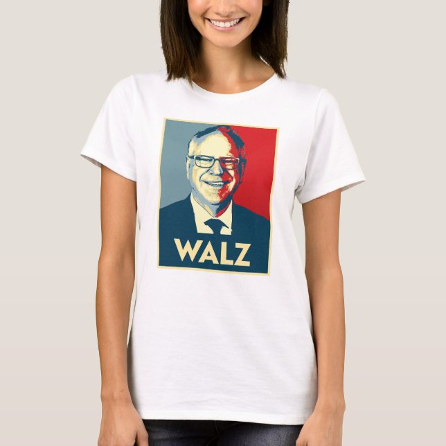 T-shirt Tim Walz (Devant)