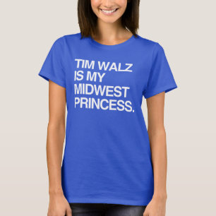 T-shirt Tim Walz est ma princesse du Midwest