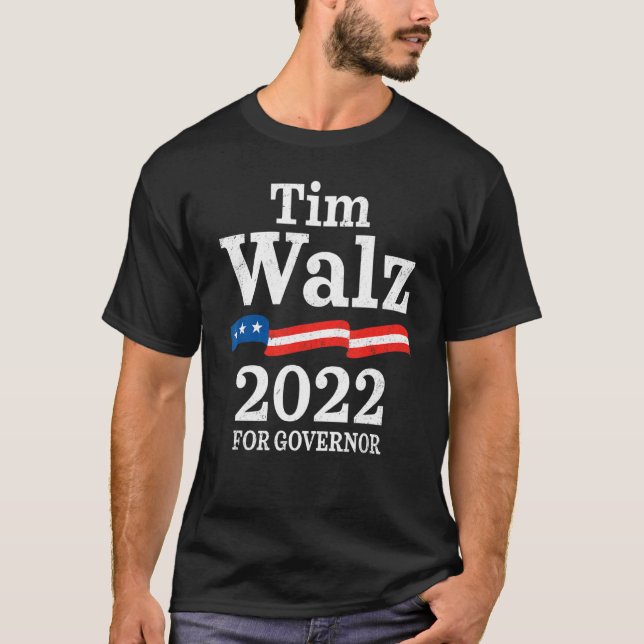 T-shirt Tim Walz Minnesota élection du gouverneur 2022 MN  (Devant)