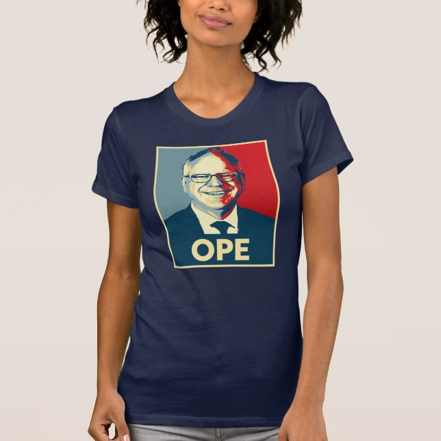 T-shirt Tim Walz OPE (Devant)