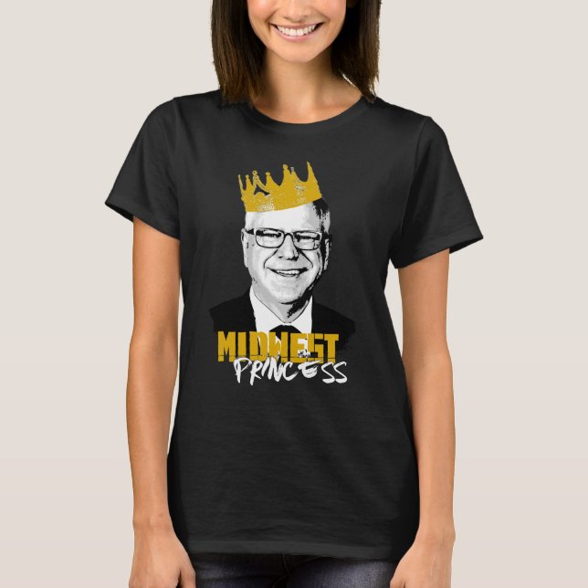 T-shirt Tim Walz - Princesse du Midwest (Devant)