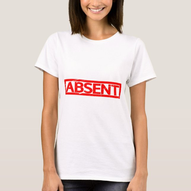 T-shirt Timbre absent (Devant)