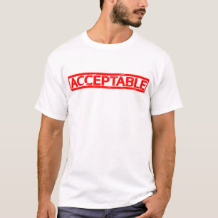 T-shirt Timbre acceptable