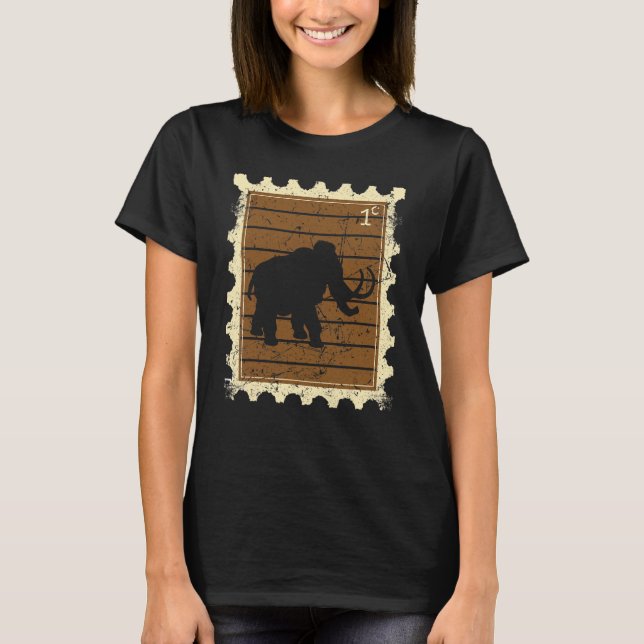 T-shirt Timbre avec un mammouth (Devant)