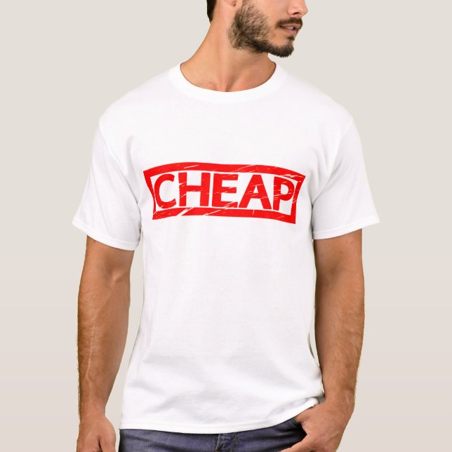 T-shirt Timbre bon marché (Devant)