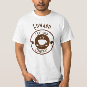T-shirt Timbre CoffeeHolic Certifié