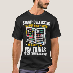 T-shirt Timbre Collecte Collector Philatelist