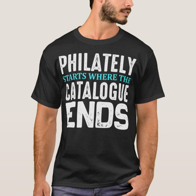 T-shirt Timbre Collector Cadeau Philatélique Amusant Timbr (Devant)