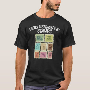 T-shirt Timbre cool Pour Hommes Timbre Femme Collecte Post