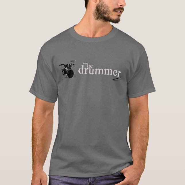 T-shirt Timbre cool pour le batteur (Devant)