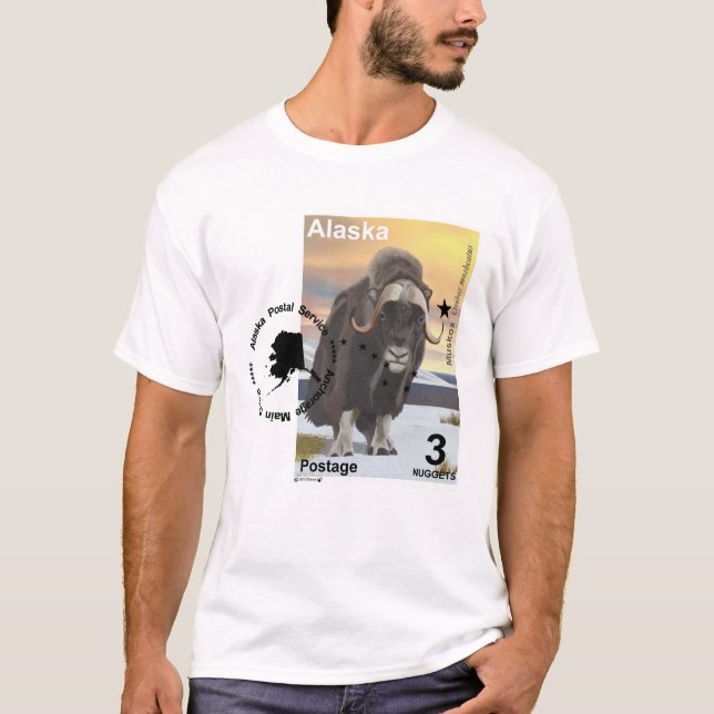 T-shirt Timbre de bœuf musqué Souvenir (Devant)