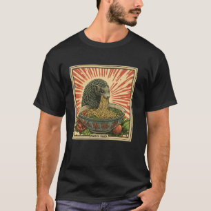 T-shirt Timbre de la cuisine japonaise classique Pangoli