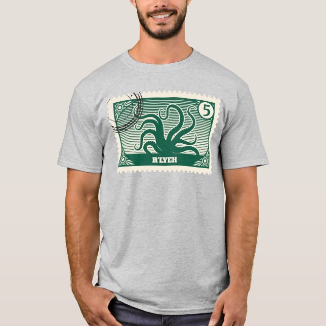 T-shirt Timbre de poste de R'lyeh (Devant)