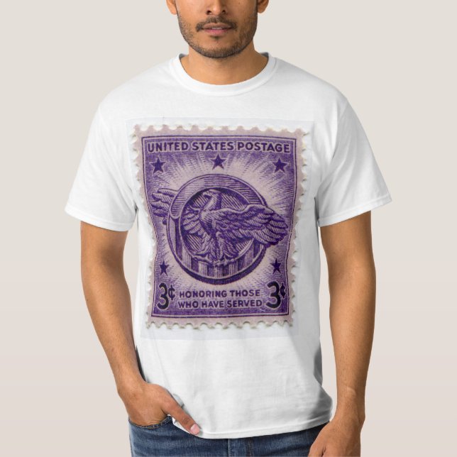 T-shirt Timbre des États-Unis (Devant)