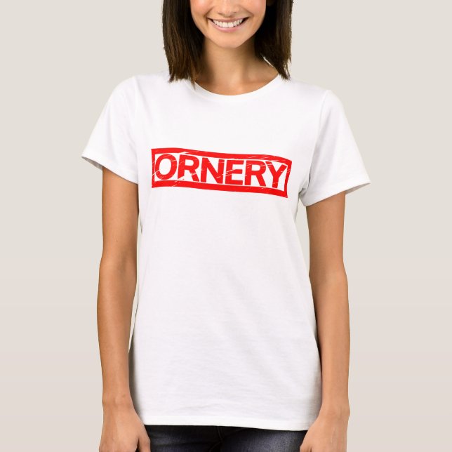 T-shirt Timbre d'ornerie (Devant)