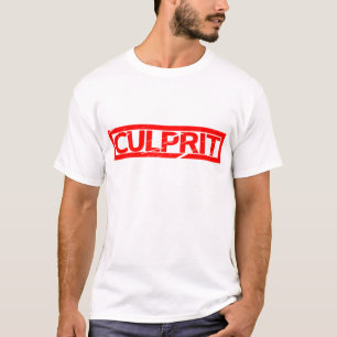 T-shirt Timbre du coupable