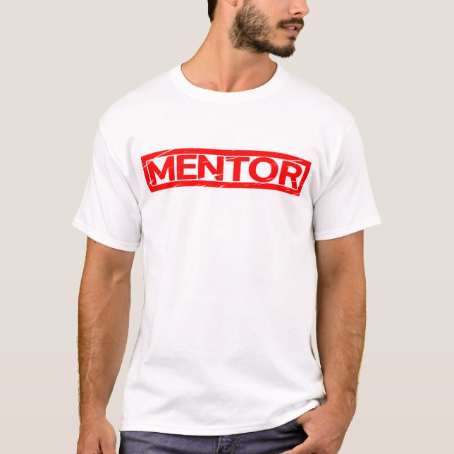 T-shirt Timbre du mentor (Devant)