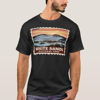 T-shirt Timbre du parc national de White Sands