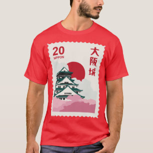 T-shirt Timbre du temple japonais