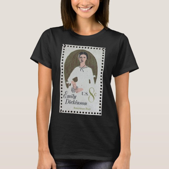T-shirt Timbre Emily Dickinson  (Devant)