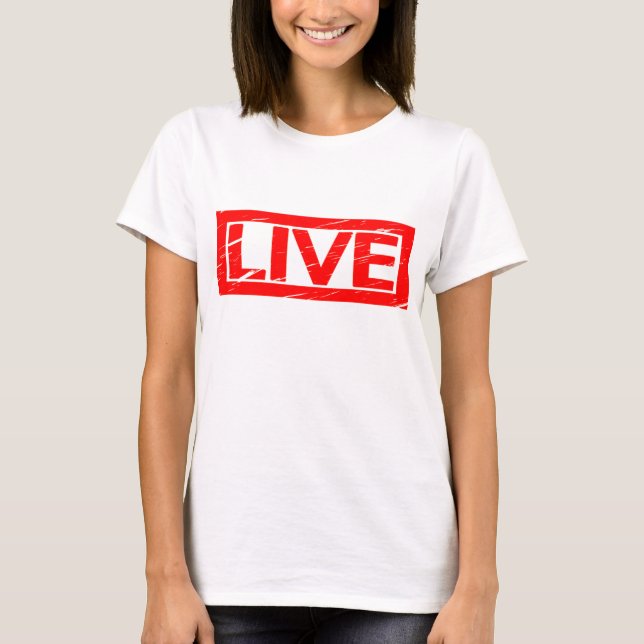 T-shirt Timbre en direct (Devant)