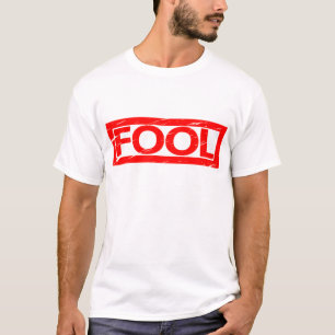 T-shirt Timbre idiot
