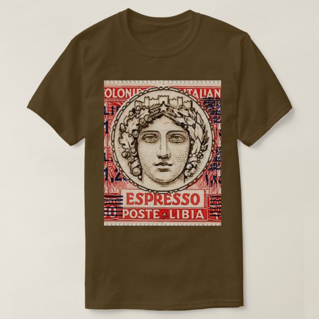 T-shirt Timbre italien libyen 1933 Graphic (Design devant)