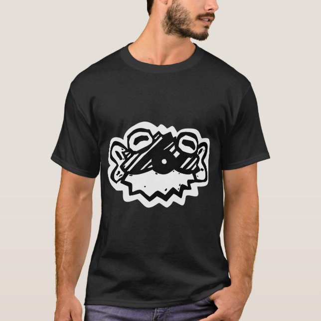 T-shirt Timbre Poisson-Globe (Devant)