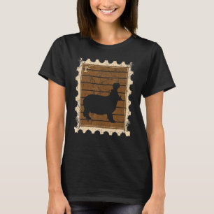 T-shirt Timbre Postal Avec Hippopotame