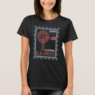 T-shirt Timbre Postal Avec Vielle Turbine À Elk Grov