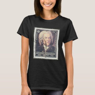 T-shirt Timbre Postal Vintage Johann Sebastian Bach