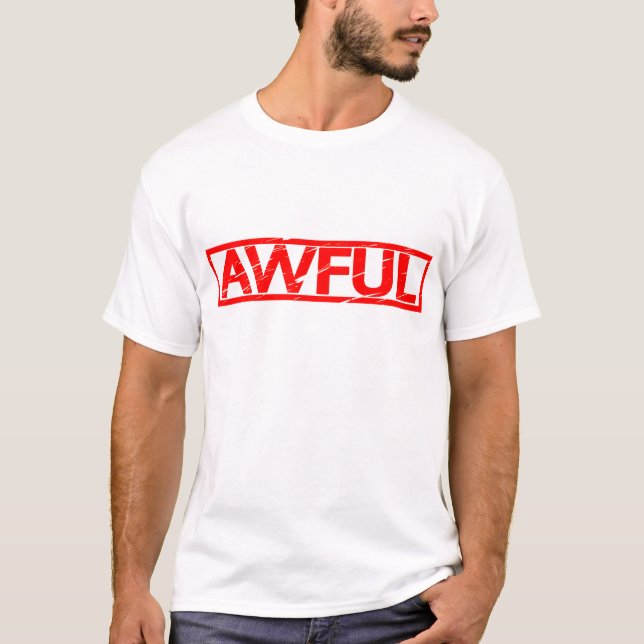 T-shirt Timbre terrible (Devant)