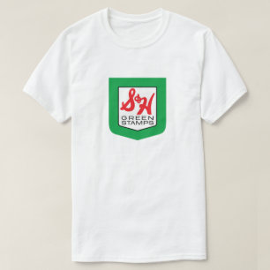 T-shirt Timbres verts S & H